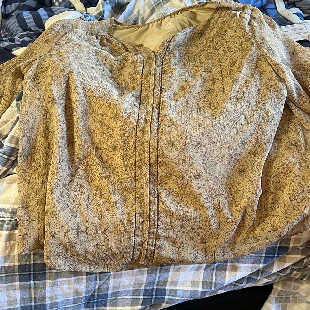 Sheer soft blouse